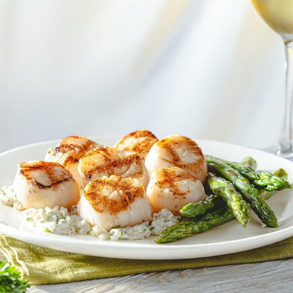 grilled scallops