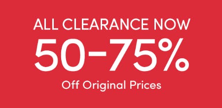 50-75% Off Original Prices from Ann Taylor