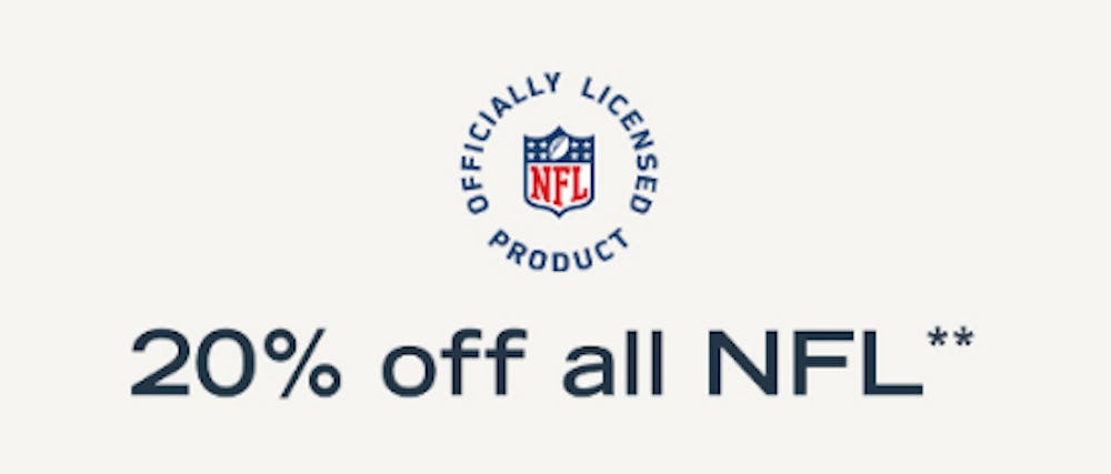 20% Off All NFL