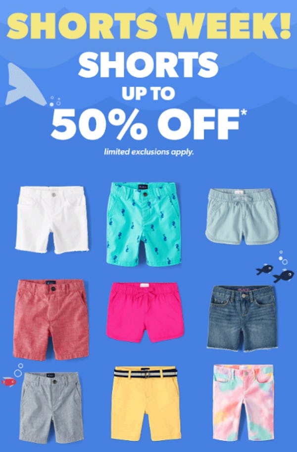 Up to 50% Off Shorts