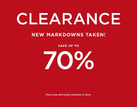 Clearance Save Up to 70% from Kohl's