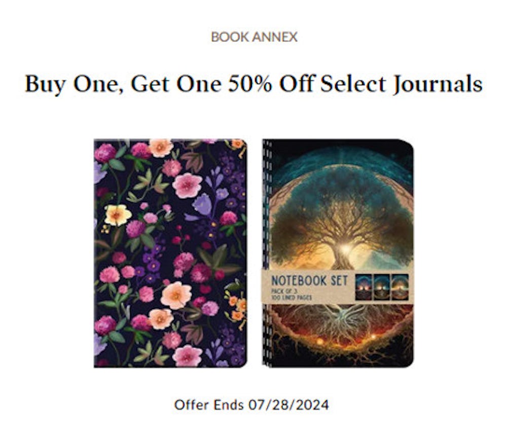 Buy One, Get One 50% Off Select Journals
