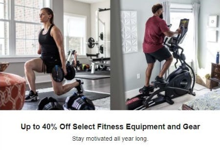 Up to 40% Off Select Fitness Equipment and Gear from Dick's Sporting Goods