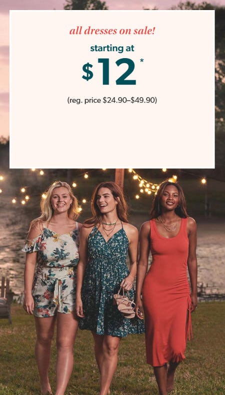 Dresses Starting at $12 from maurices