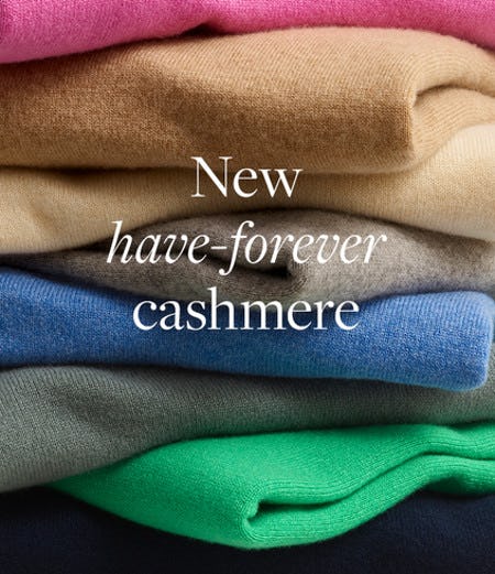 New Have-Forever Cashmere from J.Crew