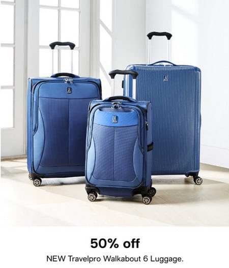 50% Off New Travelpro Walkabout 6 Luggage from Macy's Men's & Home & Childrens