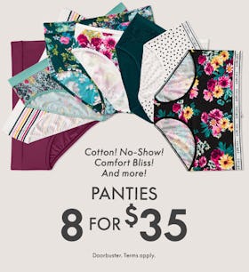 Panties 8 for $35