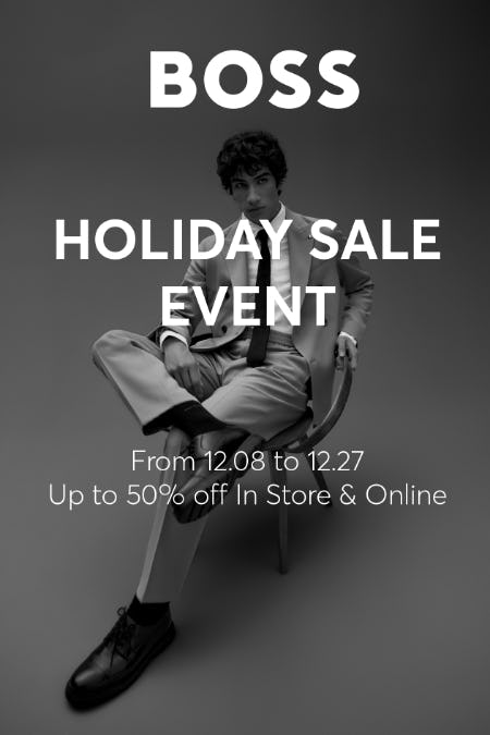 BOSS HOLIDAY SALE EVENT