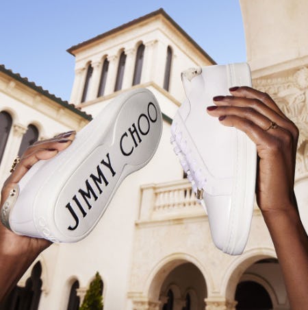 White Sneakers for Every Occasion from Jimmy Choo