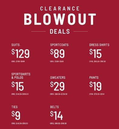 Northpark Mall Sales Jos A Bank Clearance Blowout Deals