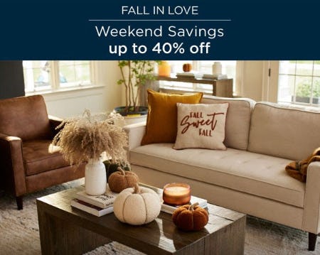 Weekend Savings Up to 40% Off from Kirkland's Home
