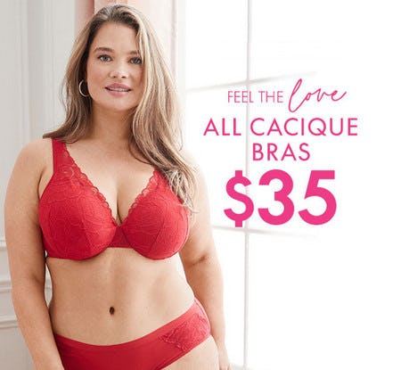 Valley View Mall  All Cacique Bras $35