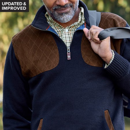 Foul Weather Quarter-Zip Pullover from Orvis