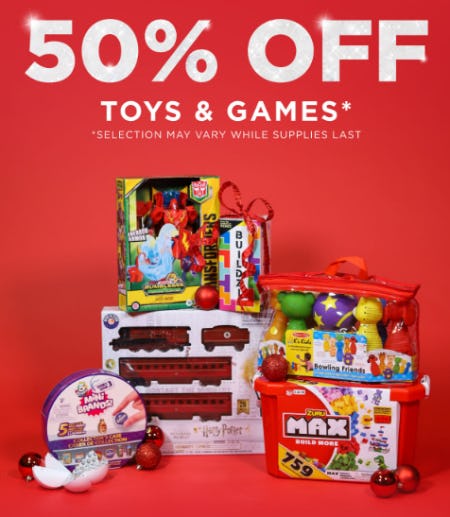 50% Off Toys & Games from Books-A-Million