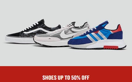 Shoes Up to 50% Off from JD Sports