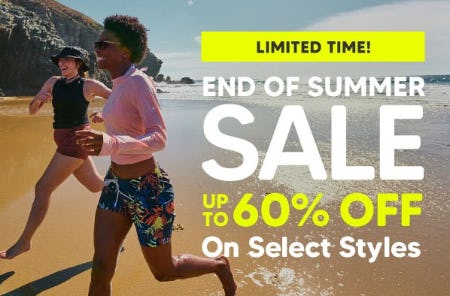 End of Summer Sale Up to 60% Off from Eddie Bauer