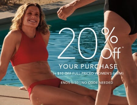 20% Off Your Purchase from Athleta