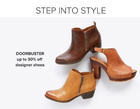 Doorbuster Up to 30% Off Designer Shoes from Belk