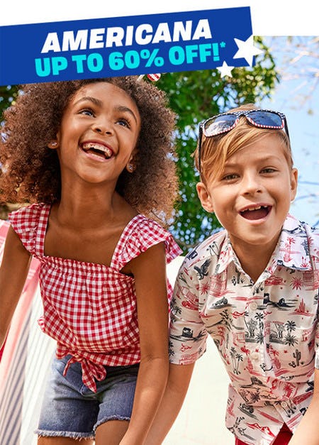 Americana Up to 60% Off from The Children's Place