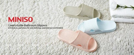 Miniso discount bath slippers