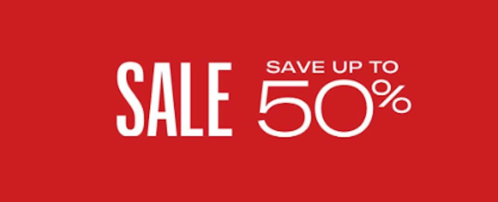 Sale: Save Up to 50%