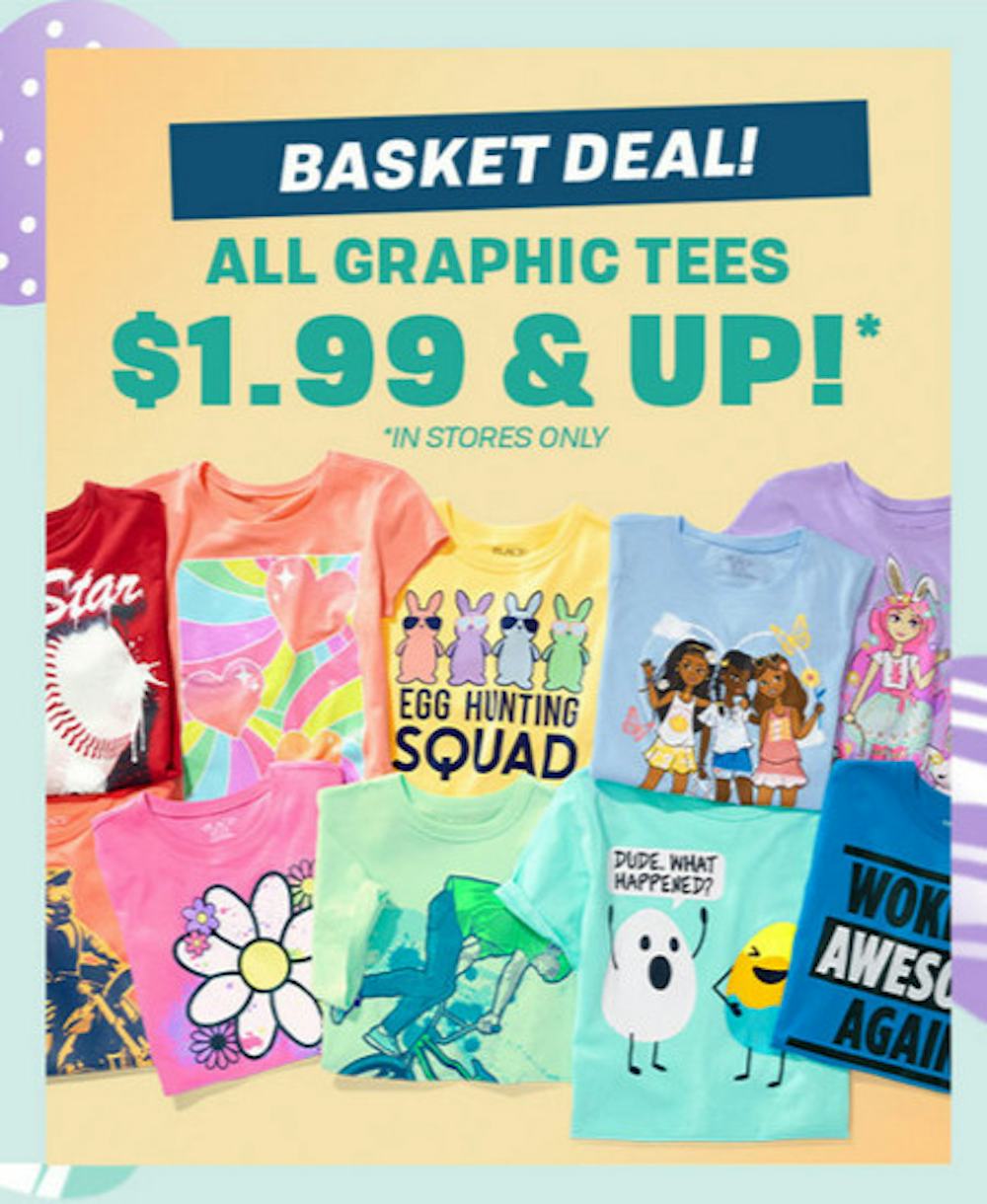 All Graphic Tees $1.99 and Up