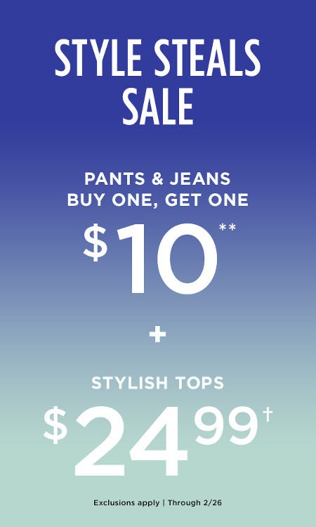 Style Steals Sale