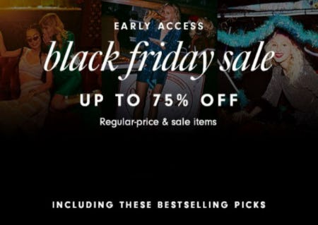 Black Friday Sale Up to 75% Off