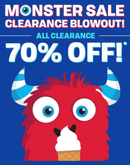 Monster Sale Clearance Blowout from The Children's Place