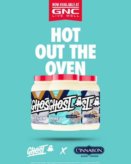 Get GHOST® x CINNABON® While It's Hot! from GNC