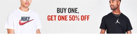 Buy One, Get One 50% Off from JD Sports