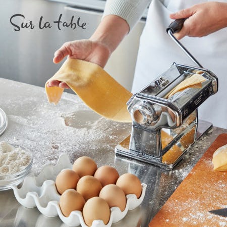 Handmade Pasta Class featuring Gift with Purchase from Sur La Table