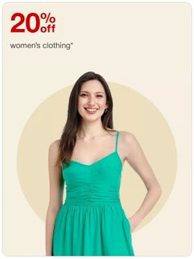 20% Off Women's Clothing