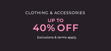 Up to 40% Off Clothing and Accessories from Lane Bryant