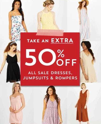 dresses and rompers sale