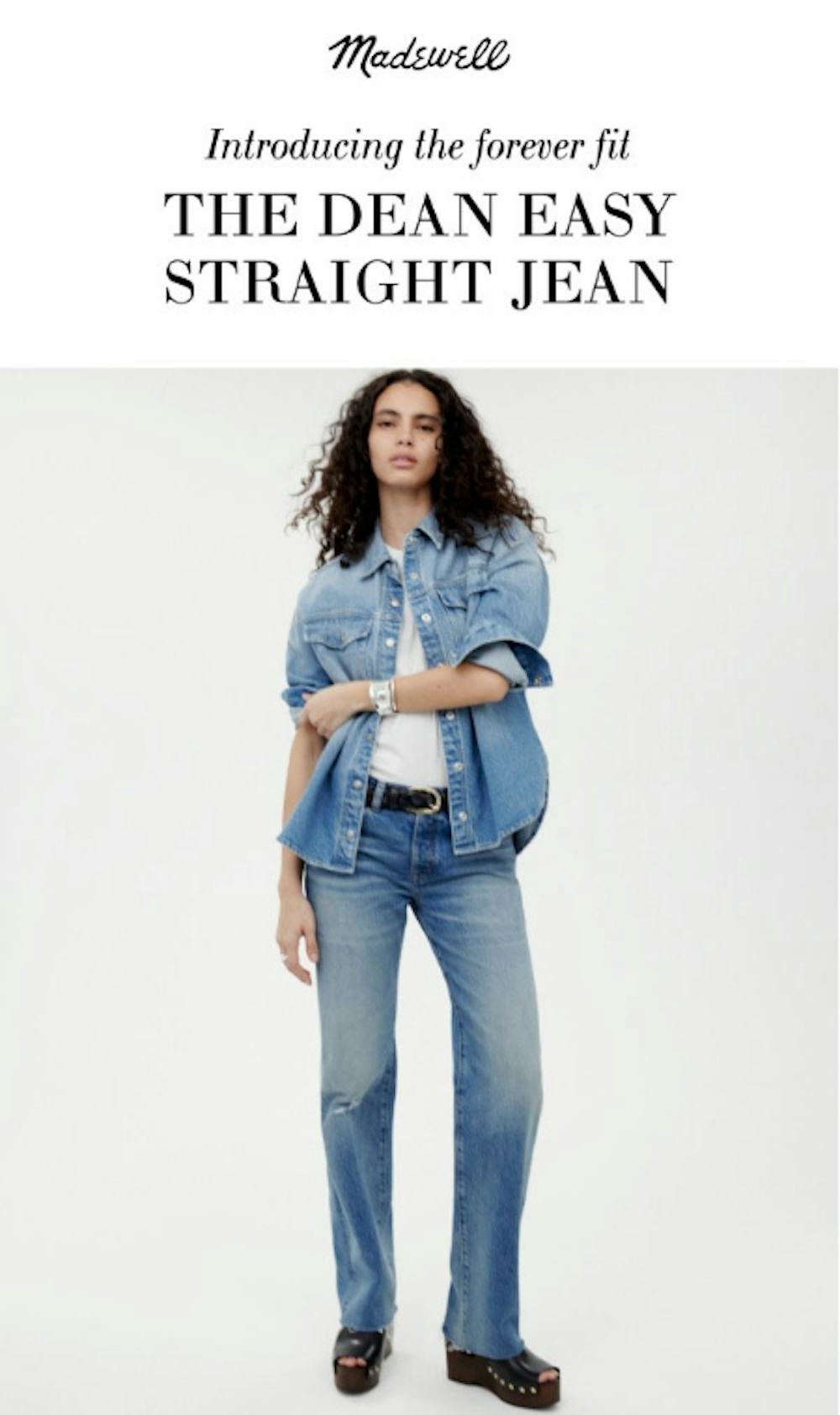 Introducing The Forever Fit: The Dean Easy Straight Jean