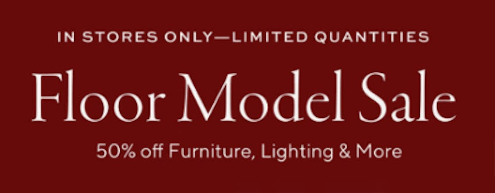 Floor Model Sale