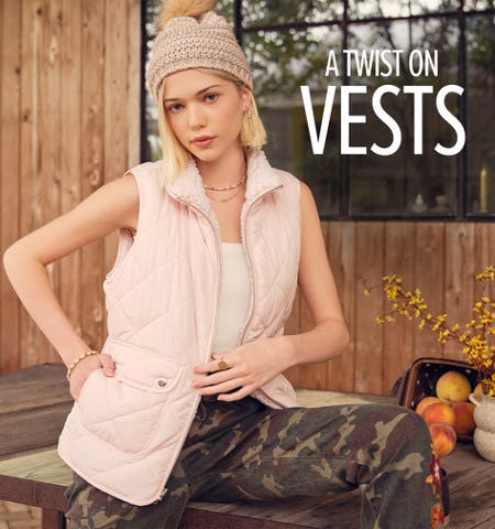 A Twist on Vests at Francesca's | The 
