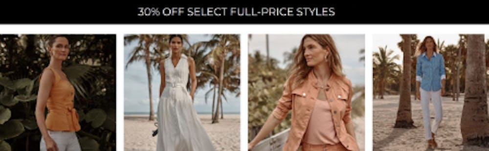 30% Off Select Full-Price Styles
