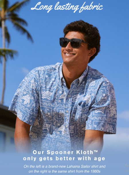An Aloha Shirt Like No Other from Reyn Spooner