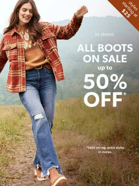 All Boots On Sale Up to 50% Off from maurices