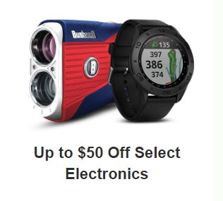 Up to 50% Off on Select Electronics from Golf Galaxy