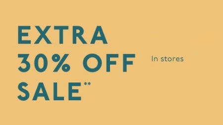 Extra 30% Off Sale from Madewell