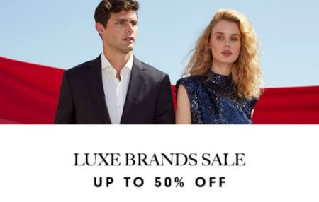 Luxe Brands Sale Up to 50% Off