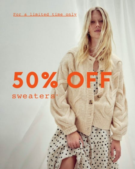 50% Off Sweaters from Madewell