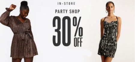 30% Off Party Shop from Forever 21