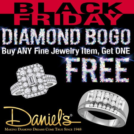 Daniel's Jewelers Black Friday Diamond BOGO from Daniel's Jewelers