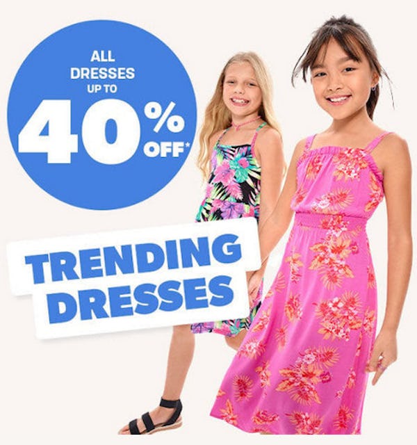 All Dresses Up to 40% off
