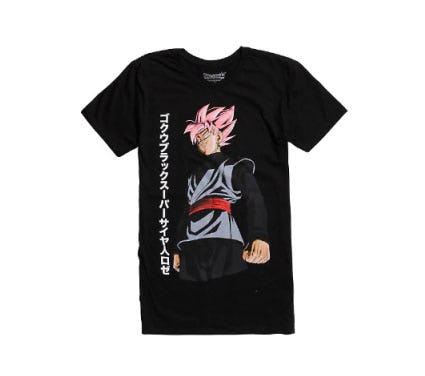 Dragon Ball Super Saiyan Rose Goku T-Shirt from Hot Topic
