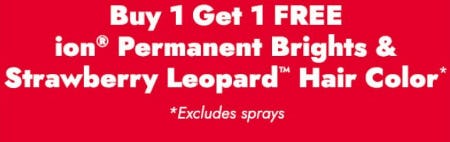 Buy 1 Get 1 Free Ion Brights & Strawberry Leopard Color from Sally Beauty Supply